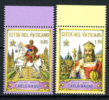 2014 - VATICANO - VATICAN - 1200° ANNIVERSARIO DELLA MORTE DI CARLO MAGNO  - NH - MINT - Oblitérés