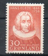 Groenland. Hans Egede. 30 Ore - Oblitérés