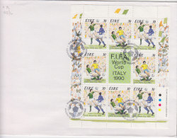 F1509 - IRLANDE IRELAND Yv N°715/16 FDC FOOTBALL ( Registered Shipment Only ) - FDC