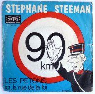 Disque Vinyle 45T Stephane STEEMAN - LES PETONS - VOGUE V.B. 191 - Pochette TIBET 1971 - Records