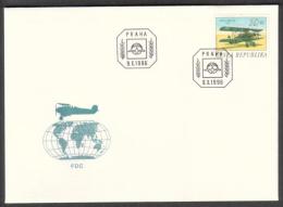 Czech Rep. / First Day Cover (1996/19 C) Praha: Czechoslovak Historic Aircraft - Avia BH21 (1925), Logo "Avia" - Geography