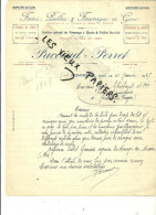 01 - Ain - MONTREVEL - Facture PACCOUD-PERRET -  Foin, Paille, Fourrage En Gros – 1929 - REF 28A - 1900 – 1949