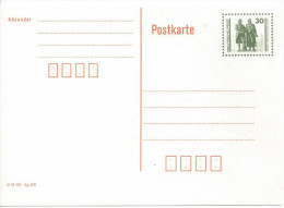 Germany (DDR)  1990  Postkarte  (*) Mi.P107 I  "Gothe-Schiller Denkmal" - Cartes Postales - Neuves