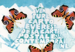 ILLUSTRATEUR JM PETEY L'AVENTURE CARTO EVEREST DE LA CP CONTEMPORAINE PAPILLONS - Petey