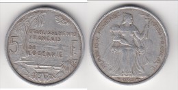 **** OCEANIE - POLYNESIE FRANCAISE - 5 FRANCS 1952 **** EN ACHAT IMMEDIAT !!! - Polinesia Francesa