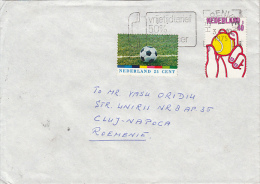 23744- SOCCER BALL, TENNIS BALL, STAMPS ON COVER, 1975, NETHERLANDS - Brieven En Documenten