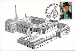 BELGIQUE. Carte Commémorative De 1966. Abbaye Notre-Dame Du Val-Dieu. - Abbeys & Monasteries