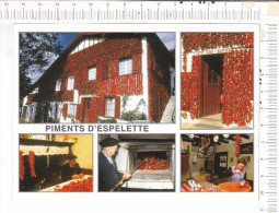 LES  PIMENTS   D    ESPELETTE   -  5  Vues - Espelette