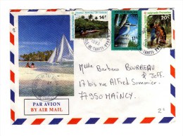 ENVELOPPE DE TAHITI 16/12/1993 - Covers & Documents