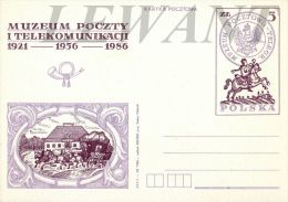 W POLAND - 1986.10.03. Cp 935 - 60 Years Of The Postal Museum In Wroclaw - Stagecoach, Horses - Entiers Postaux