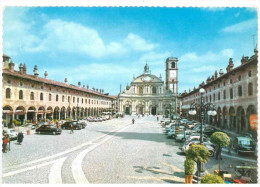 # CARTOLINA LOMBARDIA – VIGEVANO PIAZZA DUCALE IL DUOMO VIAGGIATA VERSO CREMONA  – INDIRIZZO OSCURATO PER PRIVACY CONDIZ - Vigevano