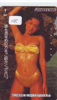 BRIDGESTONE Sur Telecarte (195) EROTIQUE  EROTIC * Japan EROTIK * BIKINI GIRL * BATHCLOTHES * FEMME * SEXY LADY - Mode