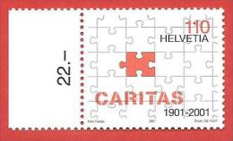 SVIZZERA MNH - 2001 - Caritas Svizzera - 110 Cent. - Michel CH 1748 - Neufs