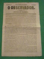 Coimbra - Jornal "O Observador" Nª 111 De 1846 - Tijdschriften