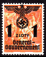 POLAND 1940  Fi 27 Mint Never Hinged - Generalregierung