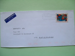 Vatican 2001 Cover To Belgium - Nativity - Storia Postale