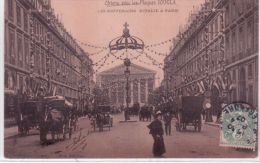 Les Souverains D'Italie à Paris - " OBTENU Avec Les PLAQUES JOUGLA " -rue Royale -sans éditeur - Réceptions