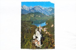 Germany Königsschloss Neuschwanstein Mit Allgäuer Und Tiroler Alpen  A 30 - Füssen