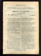 - CHEMINS DE FER ET TRAMWAYS . BREVET D'INVENTION DE 1902 . - Ferrovie