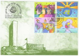 RTY235 UNO NEW YORK  2002  MICHL NR. 900/03  POSTKARTE Gebraucht - Oblitérés