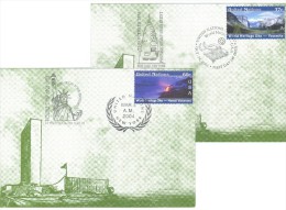 RTY233 UNO NEW YORK  2003  MICHL NR. 932/33 2 STÜCK  POSTKARTEN  Gebraucht - Used Stamps
