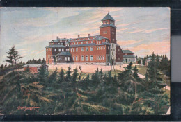 Oberwiesenthal - Fichtelberg - Unterkunftshaus - Künstlerkarte 1913 - Erzgebirge - Oberwiesenthal