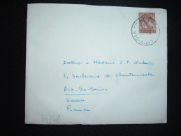 LETTRE POUR LA FRANCE TP TIGER 8d OBL.24 NO 35 ELTHAN?? - Briefe U. Dokumente