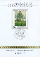 Czech Republic - 2011 - Graphic Art - Commemorative Sheet With Hologram, Special Postmark And Stamp Of 2005 - Lettres & Documents