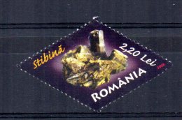 Romania - 2006 - 2,20 Lei Minerals / Stibnite - Used - Gebraucht