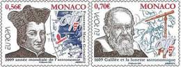 EUROPA - 2009 //  MONACO  // 2 V NEUFS ** (MNH Sheet)  L'Astronomie. - 2009