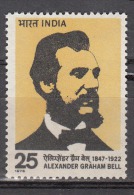 INDIA, 1976, Alexander Graham Bell, Inventor Of Telephone,  MNH, (**) - Unused Stamps