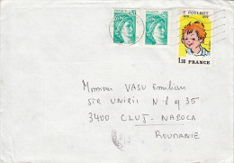 23776- FRANCISQUE POULBOT- ARTIST, SABINE, STAMPS ON COVER, 1979, FRANCE - Lettres & Documents