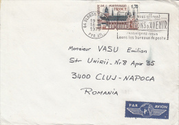 23780- FONTEVRAUD ABBEY, STAMPS ON COVER, 1979, FRANCE - Lettres & Documents