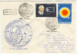 Romania , 1985 , Space , Astrophilately Exhibition - Botosani , Special Cancell. - Other & Unclassified