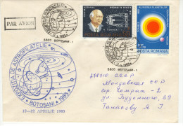 Romania , 1985 , Space , Astrophilately Exhibition - Botosani , Special Cancell. - Sonstige & Ohne Zuordnung