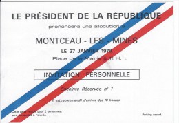 Format CPSM  Allocution Présidentielle - Parteien & Wahlen