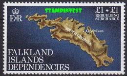 Falkland Islands Dependencies 1982 Rebuilding Fund 1v  ** Mnh (22982) - Georgias Del Sur (Islas)