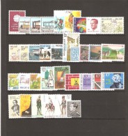 BELGIQUE   ANNEE COMPLETE  1983  N° 2078/2111  34 TIMBRES NEUF ** MNH - Années Complètes