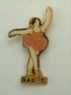 Pin´s FEMME - DANSE CLASSIQUE G.A.C.C 2éme Version - Pin-ups