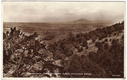 The Wrekin From Ipikens Rock, Wenlock Edge - Real Photo C1940 - Cleveland Series, R M & S Ltd - Shropshire
