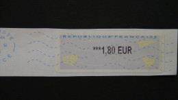 France - 2002 - ATM - Mi:23 - Used - Look Scan - 2000 « Avions En Papier »