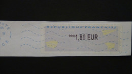 France - 2002 - ATM - Mi:23 - Used - Look Scan - 2000 Type « Avions En Papier »