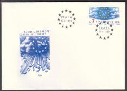 Czech Rep. / First Day Cover (1999/06) Praha: Council Of Europe (map: EU) - Geography
