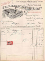 BRUXELLES-17-7-1934-ETABLISSEMENTS L. CLEMENT-MANUFACTURES DE COLS , CHEMISES,PIJAMAS - Documents
