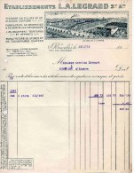 BRUXELLES-22-5-1931-ETABLSSEMENTS L.A. LEGRANGE - Documents