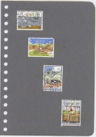 Sudan, FAO World Food Day 1988, Set Of 4 Specimen Stamps On Cartboard, Michel 385, 401-403 - Soudan (1954-...)