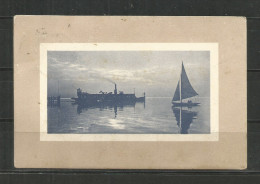 438b * STARNBERG * STIMMUNGSBILD VOM STARNBERGER SEE * 1910 *!! - Starnberg