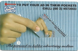 Malaysia (Uniphonekad) - To Put Your Ad.. 5USBA, 1993, Used - Malaysia