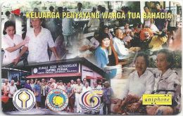 Malaysia (Uniphonekad) - Warga Tua Bahagia, 7MTRA, Used - Malasia