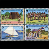 ANGUILLA 1982 - Scott# 502-5 Scouting Year Set Of 4 MNH - Anguilla (1968-...)